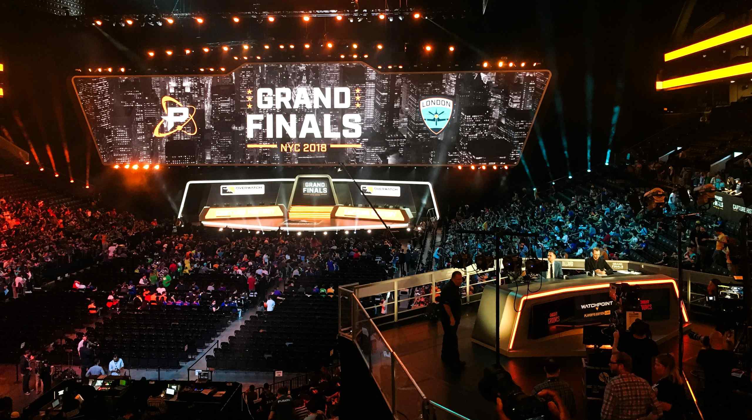 The Overwatch Grand Finals in New York City